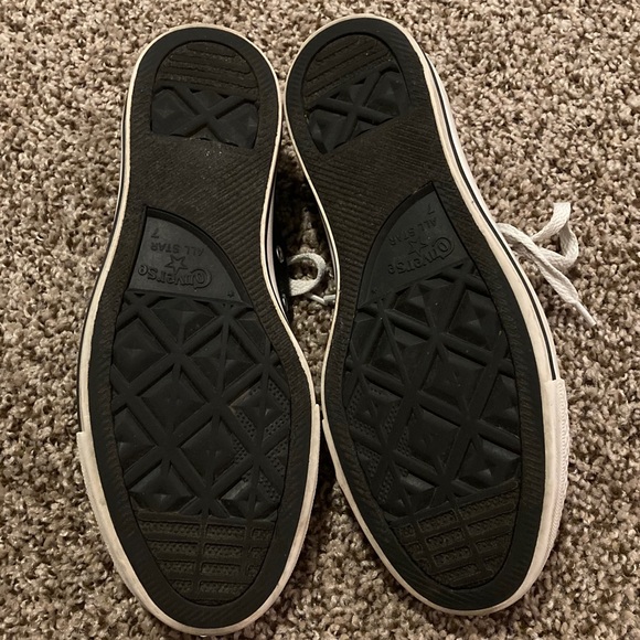 Black/Multicoloured Polka Dot Converse Size 7 - Picture 7 of 7